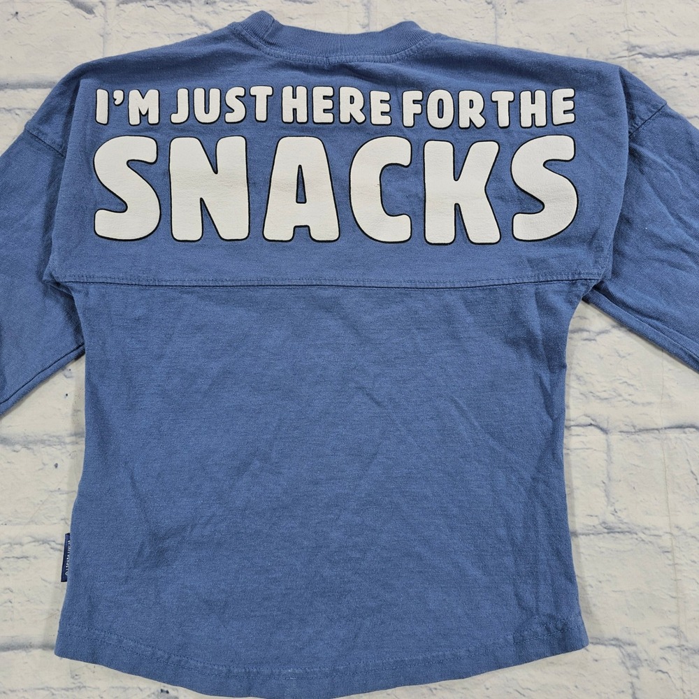 Spirit Jersey Star Wars Shirt KIDS 5/6 Blue Grogu Baby Yoda Nom Nom Long Sleeve
